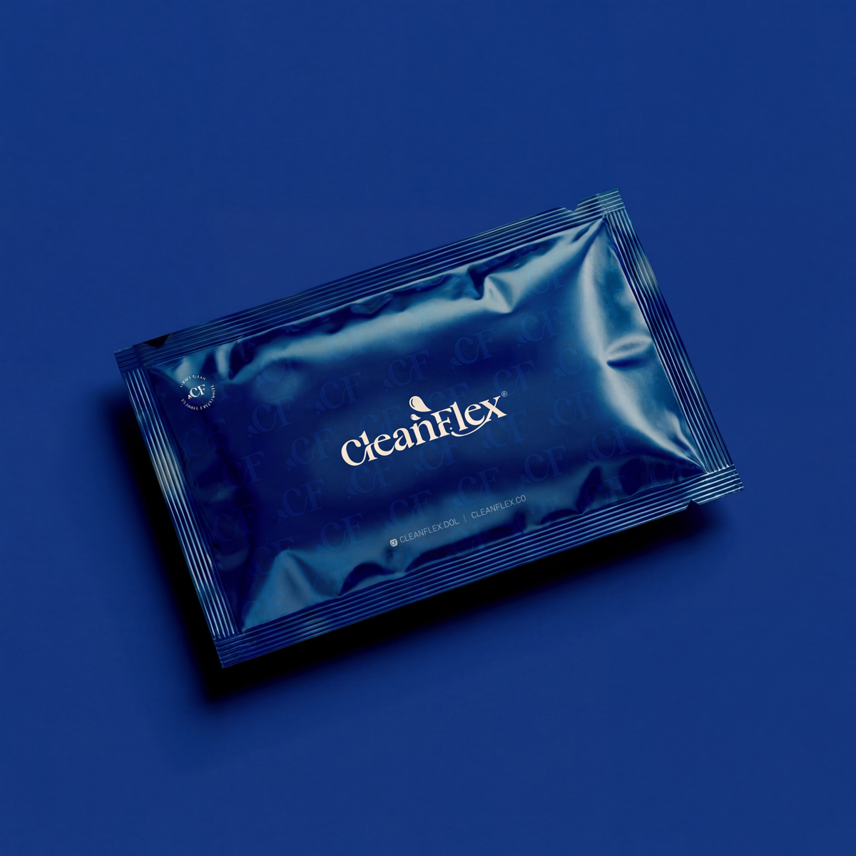 CleanFlex Original — pañito húmedo antibacterial azul